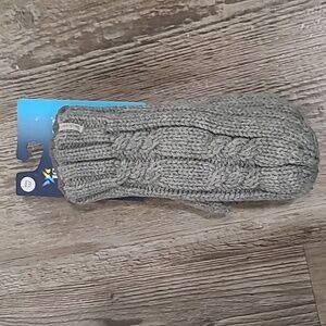 Isotoner Heather Gray Mittons